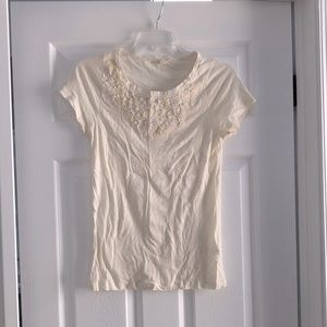 COPY - J crew embellished tee